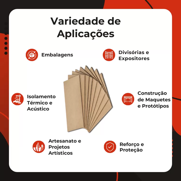 50 Chapas De Papelão Tabuleiro A3 45x35 Ft 5345-50 Fortebox - Imagem 3