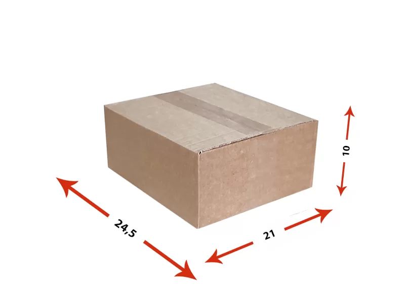 25 Caixas Correios, Sedex/pac 24,5x21x10 Ft 4827-25 Fortebox