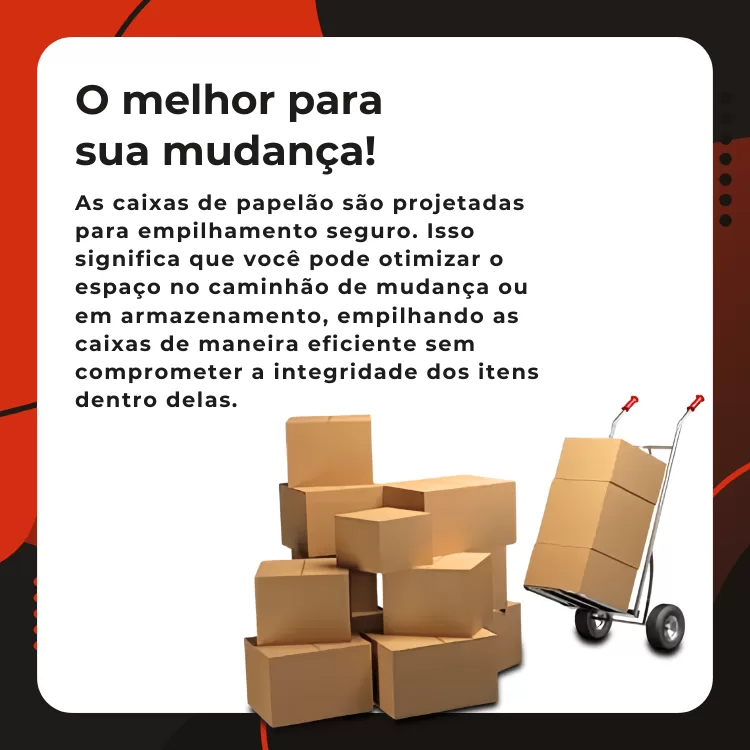 10 Caixas De Mudança 30x30x45 Ft 9221-10 Fortebox - Imagem 4