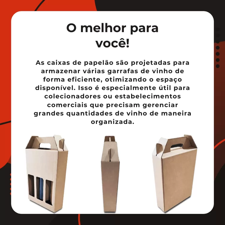 25 Caixas Papelão Vinho, Cerveja De 3 Unid - Fortebox - Imagem 4